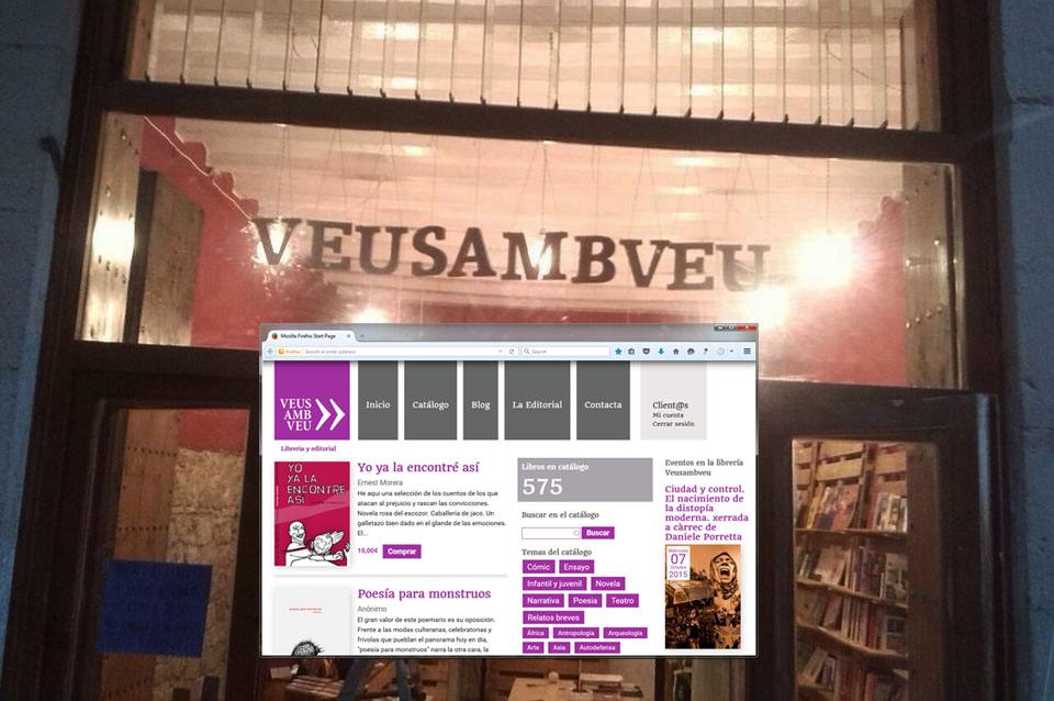 Web per a una llibreria amb botiga online